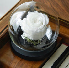 Charger l'image dans la galerie, fleurs séchées livraison cadeau cadeaux arrangement florale lys rose éternelle rose rouge fleuriste casablanca créations florales design floral décoration maison événements fleur éternelle rose immortelle éternelle rose rouge fleuriste sous cloche amour