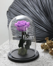 Charger l'image dans la galerie, medium-rose-eternelle→medium-rose-eternelle rose éternelle cloche rouge immortelle cadeau cadeaux entreprise mariage corporate femme fleuriste Casablanca cloche