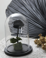 Charger l'image dans la galerie, medium-rose-eternelle→medium-rose-eternelle rose éternelle cloche rouge immortelle cadeau cadeaux entreprise mariage corporate femme fleuriste Casablanca cloche Black