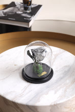 Charger l'image dans la galerie, medium-rose-eternelle→medium-rose-eternelle rose éternelle cloche rouge immortelle cadeau cadeaux entreprise mariage corporate femme fleuriste Casablanca cloche Gold