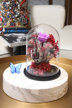 Charger l'image dans la galerie, Jardin enchanté rose éternelle rose rouge jardin cadeau livraison partout au maroc mauve