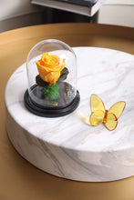 Charger l'image dans la galerie, medium-rose-eternelle→medium-rose-eternelle rose éternelle cloche rouge immortelle cadeau cadeaux entreprise mariage corporate femme fleuriste Casablanca cloche